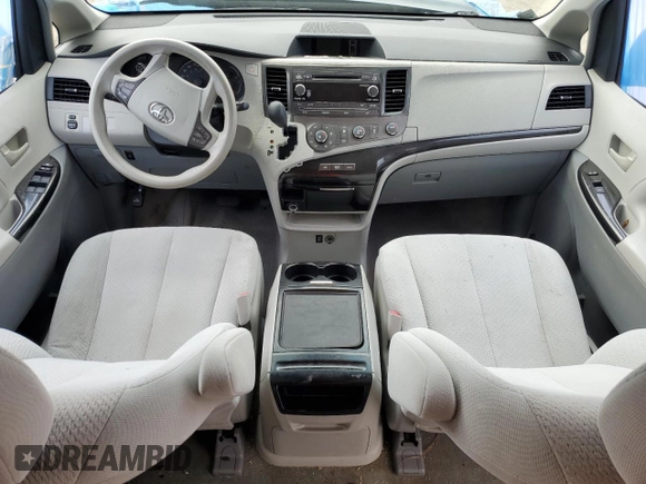 2012 Toyota Sienna LE AAS with VIN 5TDKK3DC7CS212274, listed as a Copart auction lot 70333984 with 0 mi miles and Salvage Title. Bid and sale history available at carsss.com. Image 8.