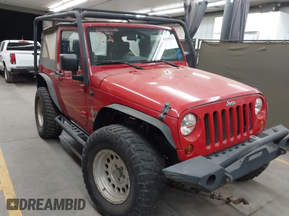 2008 Jeep Wrangler X with VIN 1J4FA24168L556839, listed as a IAAI auction lot 41729032 with 50,578 mi miles and . Bid and sale history available at DreamBid. Image 1.