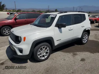 2022 Jeep Renegade Latitude with VIN ZACNJDB12NPN96565, listed as a Copart auction lot 58441965 with 7,162 mi miles and Salvage title. Bid and sale history available at DreamBid. Image 1.