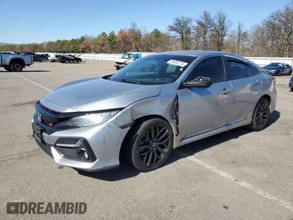 2020 Honda Civic Si z VIN 2HGFC1E51LH701515, wystawiony jako Copart lot #54405275 z przebiegiem 127 549 mil mil oraz Szkody całkowita. Historia ofert i sprzedaży dostępna na DreamBid. Obrazek 1.