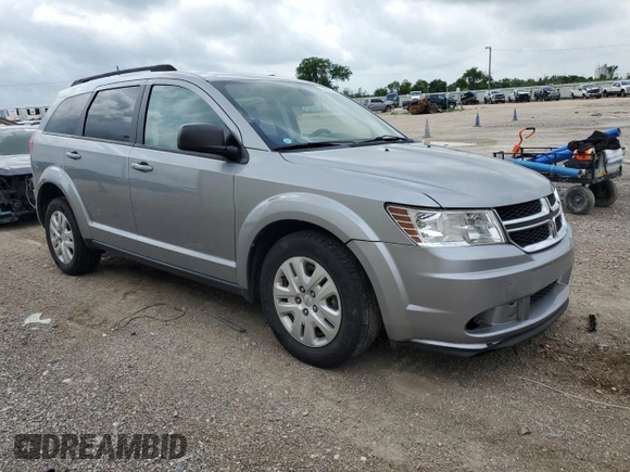 2019 Dodge Journey SE Value with VIN 3C4PDCABXKT810259, listed as a Copart auction lot 54509535 with 153,807 mi miles and Salvage Title. Bid and sale history available at DreamBid. Image 4.