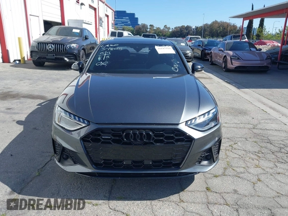 2023 Audi A4 S line Premium Plus z VIN WAUEAAF46PA064600, wystawiony jako IAAI lot #41847910 z przebiegiem 19 414 mil mil oraz . Historia ofert i sprzedaży dostępna na DreamBid. Obrazek 12.
