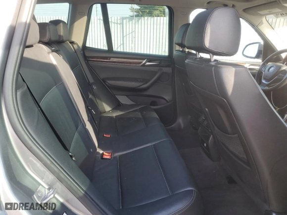 2017 BMW X3 sDrive28i with VIN 5UXWZ7C55H0T43879, listed as a Copart auction lot 43236315 with 161,205 mi miles and Salvage Title. Bid and sale history available at carsss.com. Image 11.