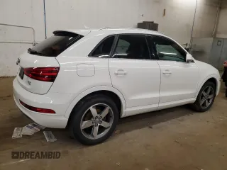 2015 Audi Q3 Premium Plus with VIN WA1EFCFS9FR006974, listed as a Copart auction lot 60036635 with 117,961 mi miles and Clean title. Bid and sale history available at DreamBid. Image 3.
