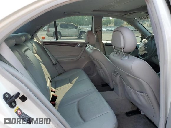 2004 Mercedes-Benz C 320 with VIN WDBRF64J64F449079, listed as a Copart auction lot 70637514 with 130,830 mi miles and Salvage Title. Bid and sale history available at DreamBid. Image 11.