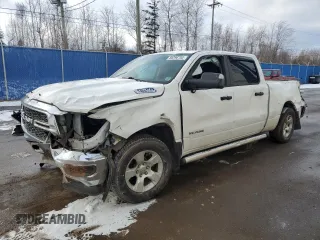 2021 Ram 1500 Tradesman z VIN 1C6SRFNT6MN634255, wystawiony jako Copart lot #88296705 z przebiegiem 186 968 mil mil oraz Nie do naprawy • Non repairable. Historia ofert i sprzedaży dostępna na DreamBid. Obrazek 1.