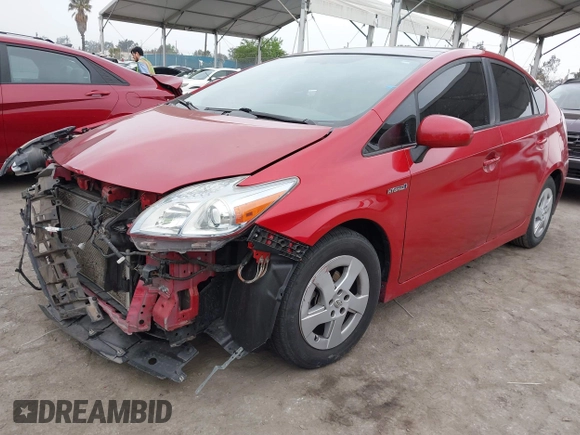 2011 Toyota Prius I with VIN JTDKN3DU7B1441923, listed as a IAAI auction lot 42154214 with 128,876 mi miles and . Bid and sale history available at DreamBid. Image 19.