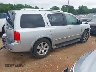2014 Nissan Armada Platinum z VIN 5N1BA0ND5EN609740, wystawiony jako IAAI lot #42308325 z przebiegiem 197 675 mil mil oraz . Historia ofert i sprzedaży dostępna na DreamBid. Obrazek 4.