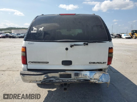 2000 Chevrolet Suburban LT with VIN 3GNFK16T0YG128975, listed as a Copart auction lot 72245934 with 246,263 mi miles and Salvage Title. Bid and sale history available at carsss.com. Image 6.