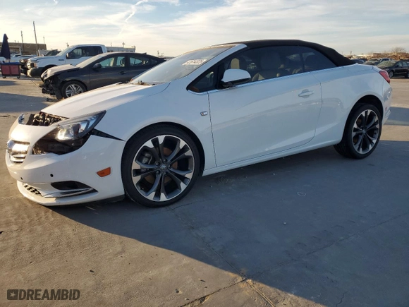 2017 Buick Cascada Premium with VIN W04WH3N51HG073514, listed as a Copart auction lot 41614325 with 23,588 mi miles and Salvage Title. Bid and sale history available at carsss.com. Image 1.
