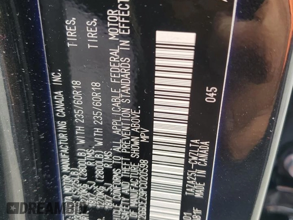 2023 Lexus NX with VIN 2T2GGCEZ9PC020598, listed as a Copart auction lot 44828055 with 11,732 mi miles and Salvage Title. Bid and sale history available at carsss.com. Image 15.