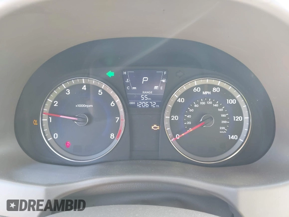 2012 Hyundai Accent GLS with VIN KMHCT4AE4CU097413, listed as a IAAI auction lot 42024571 with 120,672 mi miles. Bid and sale history available at carsss.com. Image 7.