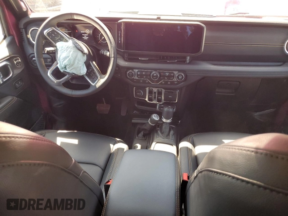2024 Jeep Wrangler Sahara with VIN 1C4PJXEG8RW336631, listed as a Copart auction lot 62526235 with Not provided miles and Salvage title. Bid and sale history available at DreamBid. Image 8.