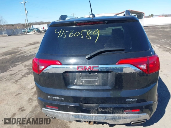 2018 GMC Acadia Denali with VIN 1GKKNXLS5JZ199824, listed as a IAAI auction lot 41560589 with 148,720 mi miles and . Bid and sale history available at DreamBid. Image 16.