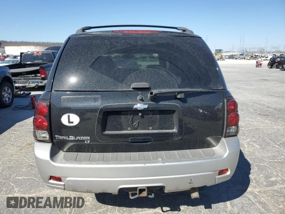 2008 Chevrolet TrailBlazer LT with VIN 1GNET13M082112564, listed as a Copart auction lot 49464395 with 162,379 mi miles and Salvage Title. Bid and sale history available at carsss.com. Image 6.