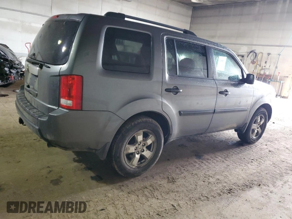 2011 Honda Pilot LX with VIN 5FNYF4H29BB501102, listed as a Copart auction lot 47206265 with Not Provided miles and Clean Title. Bid and sale history available at DreamBid. Image 3.