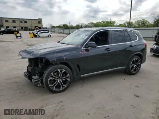 2023 BMW X5 sDrive40i with VIN 5UXCR4C06P9P72965, listed as a Copart auction lot 50249855 with 36,093 mi miles and Salvage Title. Bid and sale history available at carsss.com. Image 1.