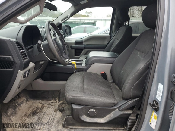 2019 Ford F-150 XL with VIN 1FTEW1EP5KKD62994, listed as a Copart auction lot 43589865 with 150,827 mi miles and Salvage Title. Bid and sale history available at carsss.com. Image 7.