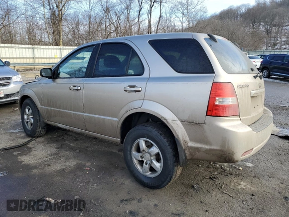 2007 Kia Sorento LX with VIN KNDJD736975752035, listed as a Copart auction lot 43319085 with 137,170 mi miles and Salvage title. Bid and sale history available at DreamBid. Image 2.