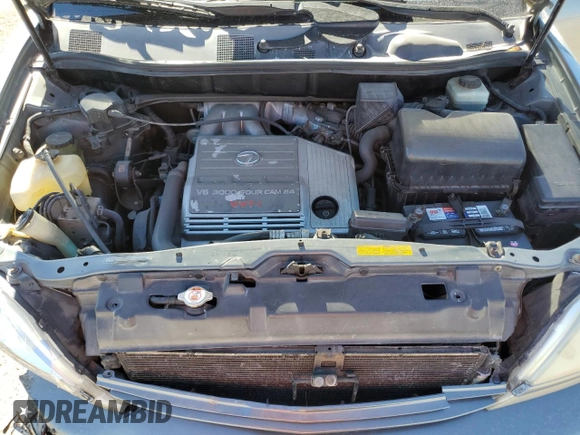2001 Lexus RX 300 with VIN JTJGF10U410091732, listed as a Copart auction lot 68495234 with 222,902 mi miles and Salvage Title. Bid and sale history available at carsss.com. Image 14.