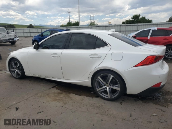 2018 Lexus IS 300 with VIN JTHC81D23J5028658, listed as a Copart auction lot 61391055 with 42,566 mi miles and Salvage title. Bid and sale history available at DreamBid. Image 2.