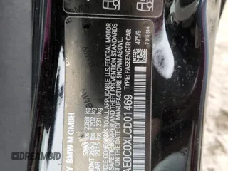 2020 BMW M8 z VIN WBSAE0C0XLCD01469, wystawiony jako Copart lot #47221453 z przebiegiem Nie podano mil oraz . Historia ofert i sprzedaży dostępna na DreamBid. Obrazek 14.