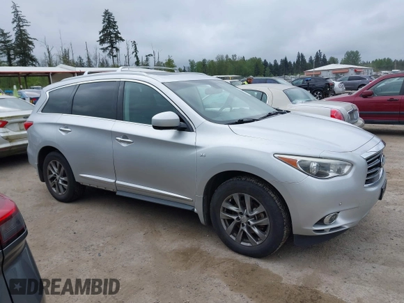 2014 Infiniti QX60 with VIN 5N1AL0MM3EC528187, listed as a IAAI auction lot 42126614 with 178,356 mi miles and . Bid and sale history available at carsss.com. Image 14.