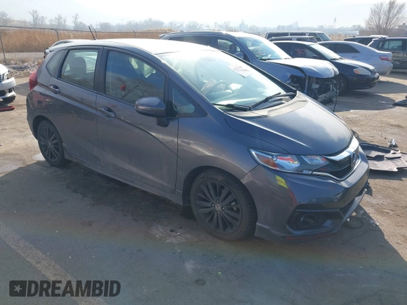 2018 Honda Fit Sport with VIN 3HGGK5H6XJM716516, listed as a IAAI auction lot 41352168 with 71,082 mi miles. Bid and sale history available at carsss.com. Image 1.