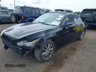 2014 Infiniti Q50 Premium z VIN JN1BV7AP9EM690929, wystawiony jako IAAI lot #39916709 z przebiegiem Nie podano mil oraz . Historia ofert i sprzedaży dostępna na DreamBid. Obrazek 2.