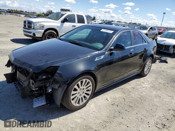 2011 Cadillac CTS Sedan Premium with VIN 1G6DP5ED2B0121611, listed as a Copart auction lot 51448415 with 111,327 mi miles and Salvage Title. Bid and sale history available at carsss.com. Image 1.