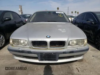 2001 BMW 7 Series 740iA with VIN WBAGG83451DN84085, listed as a Copart auction lot 43478885 with 0 mi miles and Clean Title. Bid and sale history available at carsss.com. Image 5.