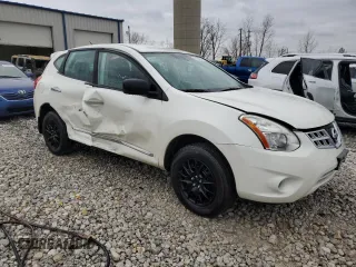 2013 Nissan Rogue S with VIN JN8AS5MV0DW620808, listed as a Copart auction lot 81283774 with 130,330 mi miles and Salvage Title. Bid and sale history available at DreamBid. Image 4.