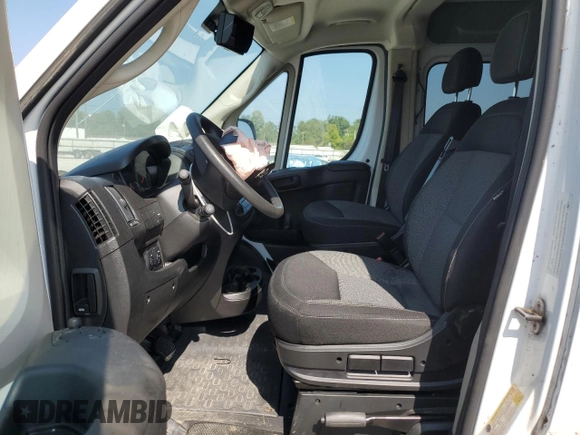 2021 Ram ProMaster Cargo with VIN 3C6LRVBG3ME538562, listed as a Copart auction lot 68488984 with 39,173 mi miles and Salvage Title. Bid and sale history available at carsss.com. Image 7.