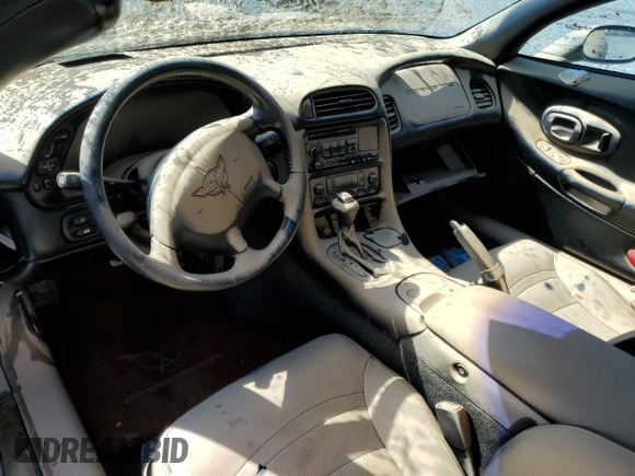 2002 Chevrolet Corvette with VIN 1G1YY32G025117759, listed as a Copart auction lot 74715264 with 0 mi miles and Salvage Title. Bid and sale history available at carsss.com. Image 8.