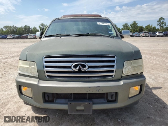 2004 Infiniti QX56 with VIN 5N3AA08A44N807454, listed as a Copart auction lot 71940494 with 232,981 mi miles and Salvage Title. Bid and sale history available at carsss.com. Image 5.