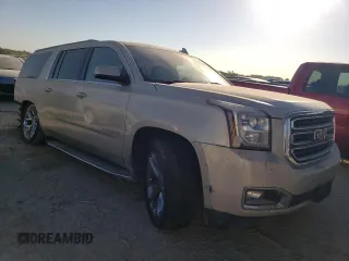2017 GMC Yukon XL SLT with VIN 1GKS1GKC8HR244920, listed as a Copart auction lot 74199764 with 151,777 mi miles and Salvage Title. Bid and sale history available at DreamBid. Image 4.