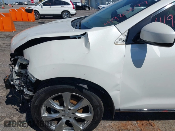 2013 Nissan Murano LE with VIN JN8AZ1MU5DW202434, listed as a IAAI auction lot 41920277 with 130,881 mi miles. Bid and sale history available at carsss.com. Image 12.