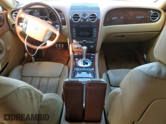 2006 Bentley Flying Spur with VIN SCBBR53W66C036250, listed as a Copart auction lot 45051875 with Not Provided miles and Salvage Title. Bid and sale history available at DreamBid. Image 8.