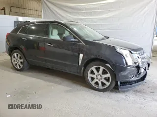 2012 Cadillac SRX Performance Collection with VIN 3GYFNEE3XCS593868, listed as a Copart auction lot 54381275 with 80,855 mi miles and Salvage title. Bid and sale history available at DreamBid. Image 4.