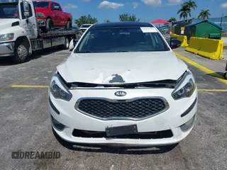 2015 Kia Cadenza Premium with VIN KNALN4D7XF5196941, listed as a IAAI auction lot 42052846 with 118,838 mi miles. Bid and sale history available at carsss.com. Image 6.