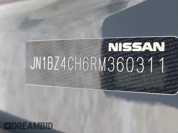 2024 Nissan Z Nismo with VIN JN1BZ4CH6RM360311, listed as a IAAI auction lot 41596881 with 8,916 mi miles and . Bid and sale history available at DreamBid. Image 9.