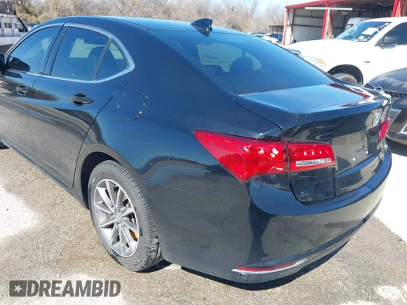 2020 Acura TLX with VIN 19UUB1F31LA014363, listed as a IAAI auction lot 41410621 with 44,122 mi miles. Bid and sale history available at carsss.com. Image 3.