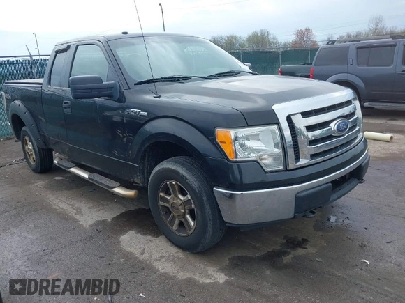 2010 Ford F-150 XL with VIN 1FTEX1E85AFB06495, listed as a IAAI auction lot 42082090 with 161,418 mi miles. Bid and sale history available at carsss.com. Image 1.