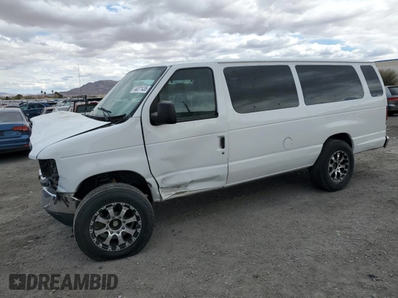 2012 Ford Econoline Passenger XL with VIN 1FBSS3BL9CDA44723, listed as a Copart auction lot 48371435 with 177,463 mi miles and Salvage Title. Bid and sale history available at DreamBid. Image 1.