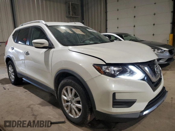2017 Nissan Rogue SV with VIN KNMAT2MV9HP528295, listed as a Copart auction lot 63318355 with 130,536 mi miles and Salvage title. Bid and sale history available at DreamBid. Image 4.