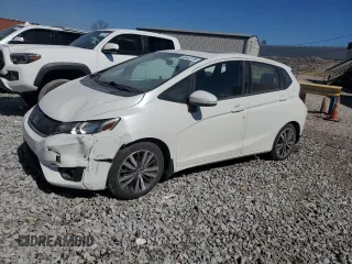 2017 Honda Fit EX-L with VIN JHMGK5H86HS012300, listed as a Copart auction lot 46422195 with 77,741 mi miles and Salvage Title. Bid and sale history available at DreamBid. Image 1.