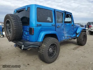 2016 Jeep Wrangler Unlimited Sahara with VIN 1C4BJWEG9GL235505, listed as a Copart auction lot 46506975 with 93,959 mi miles and Salvage Title. Bid and sale history available at carsss.com. Image 3.