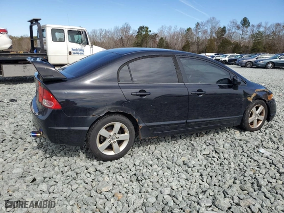 2008 Honda Civic Sdn EX with VIN 2HGFA15838H350792, listed as a Copart auction lot 47448355 with 225,069 mi miles and Salvage Title. Bid and sale history available at carsss.com. Image 3.