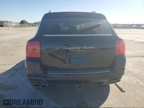 2005 Porsche Cayenne Turbo with VIN WP1AC29P35LA90093, listed as a Copart auction lot 85751494 with 0 mi miles and Salvage Title. Bid and sale history available at carsss.com. Image 6.