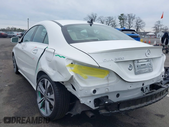 2019 Mercedes-Benz CLA 250 with VIN WDDSJ4GB0KN737957, listed as a IAAI auction lot 41961284 with 21,257 mi miles and . Bid and sale history available at DreamBid. Image 3.